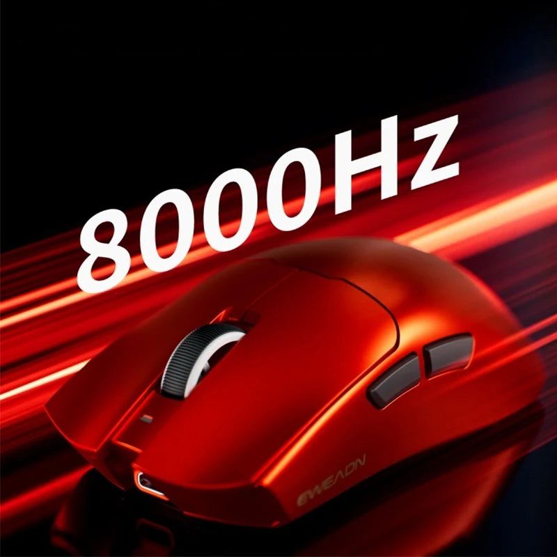 EWEADN S9 Wireless Gaming Mouse with PAW3950/3395 Sensor, Ultra-Fast Tracking, Programmable via Driver, Lightweight, Ergonomic