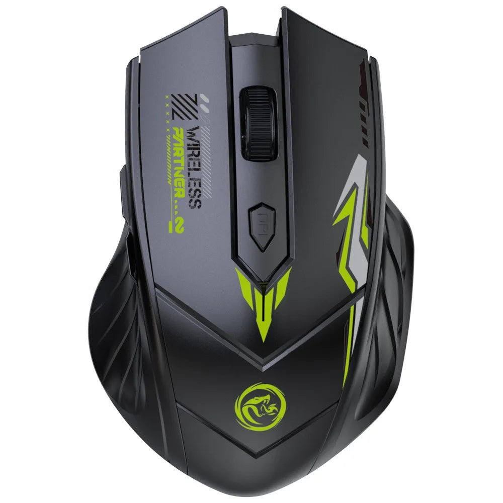 Bluetooth 5.2 Mouse Dual-Mode 2.4G Wireless Mouse 6 Buttons Gaming Mice Rechargeable Mouse 1600 DPI For PC Laptop Macbook