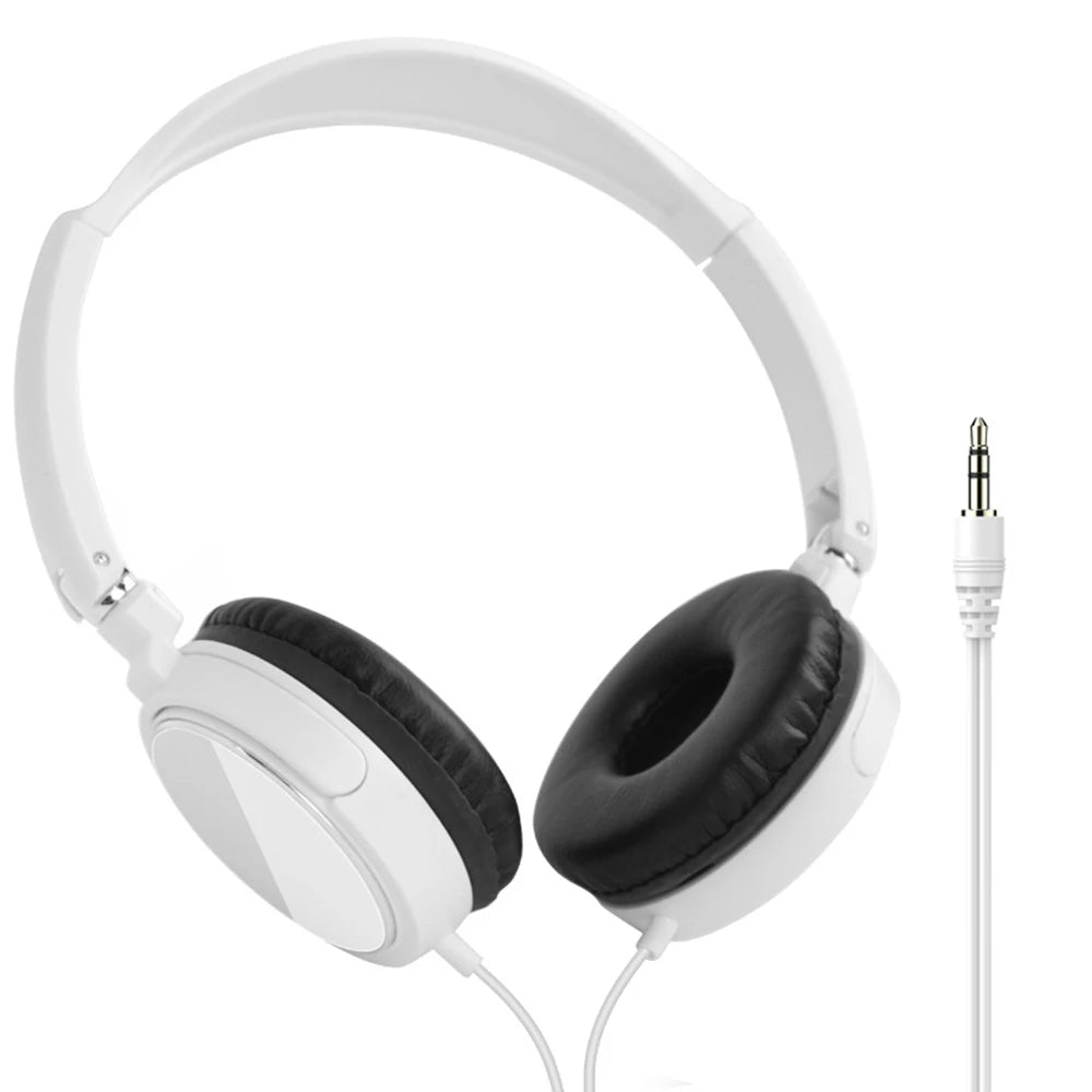 Wired 3.5mm/Type-C Headphones Noise Cancelling Business Over Ear Headset Flexible Adjustable Stereo Earphones for PC MP3 Mobile