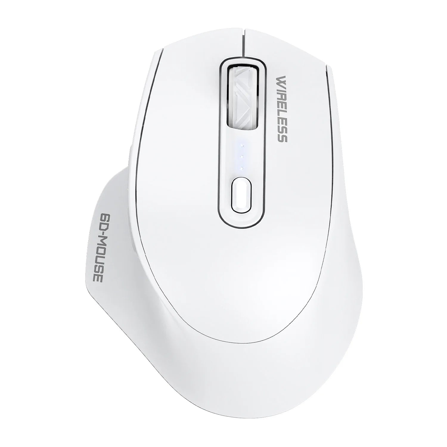 Wireless Mouse Rechargeable Bluetooth&2.4G Ergonomic Mice with Battery Display 6400DPI Game Mouse for PC Computer Laptop MacOS