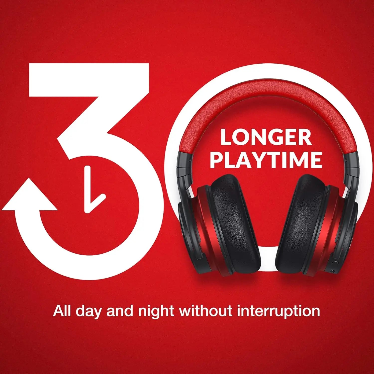 Classic E7 Active Noise Cancelling Headphones with HD Sound, Wireless Bluetooth Over-Ear Comfort for Travel Office Gift