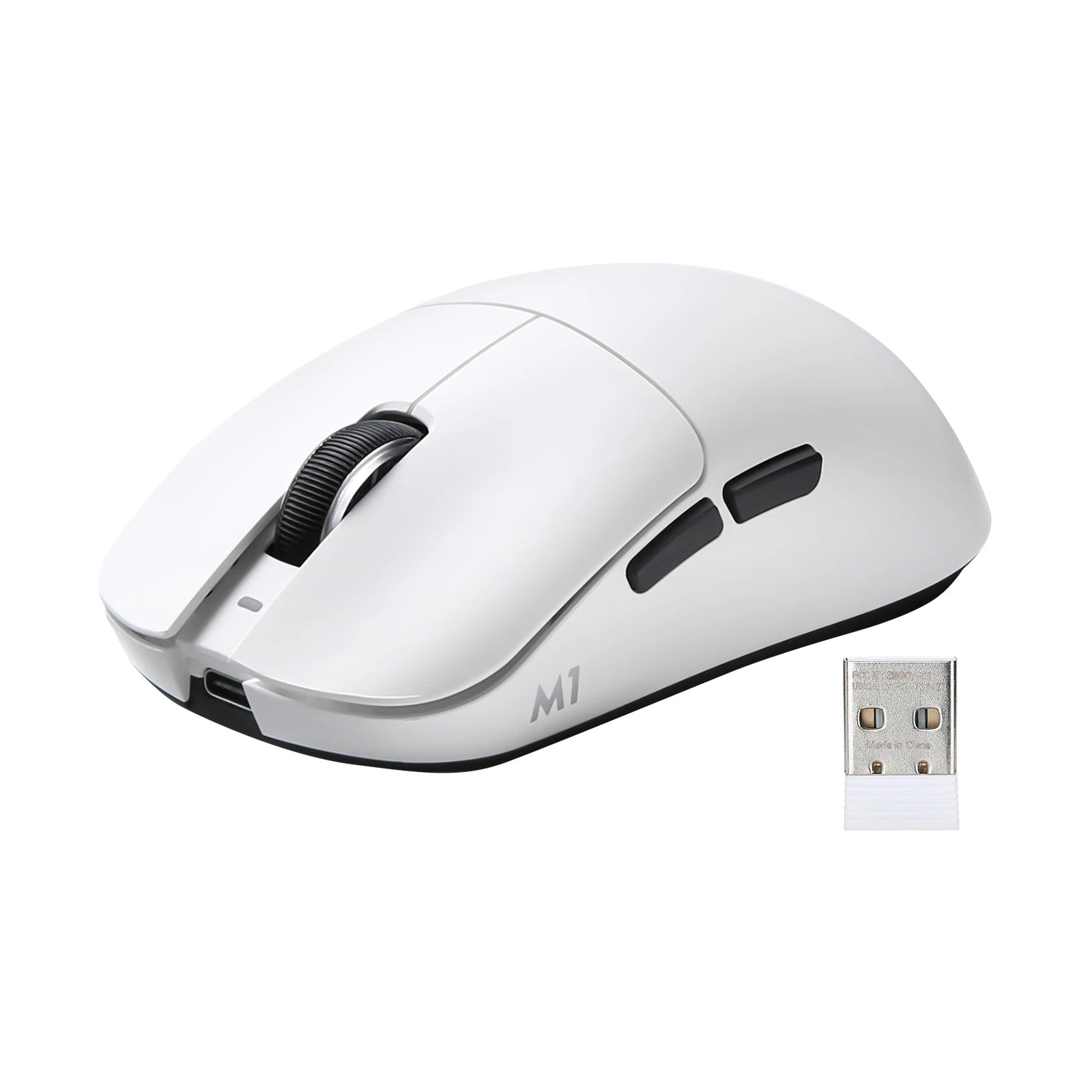 YUNZII M1 Wireless Gaming Mouse,Tri-Mode Lightweight Custom Mice,PAW3311 Sensor 10000DPI Rechargeable Wireless Mouse for Win&Mac