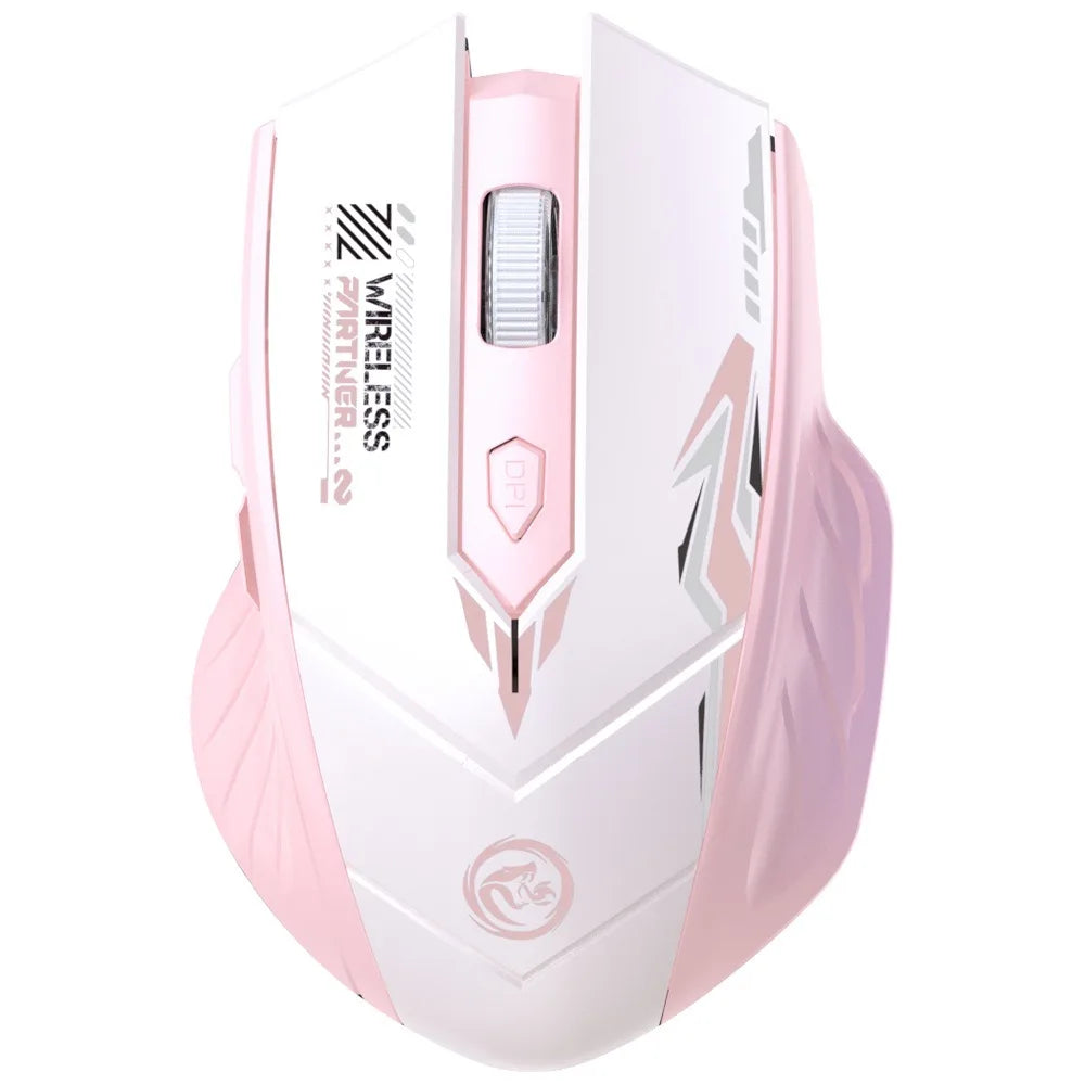 Bluetooth 5.2 Mouse Dual-Mode 2.4G Wireless Mouse 6 Buttons Gaming Mice Rechargeable Mouse 1600 DPI For PC Laptop Macbook