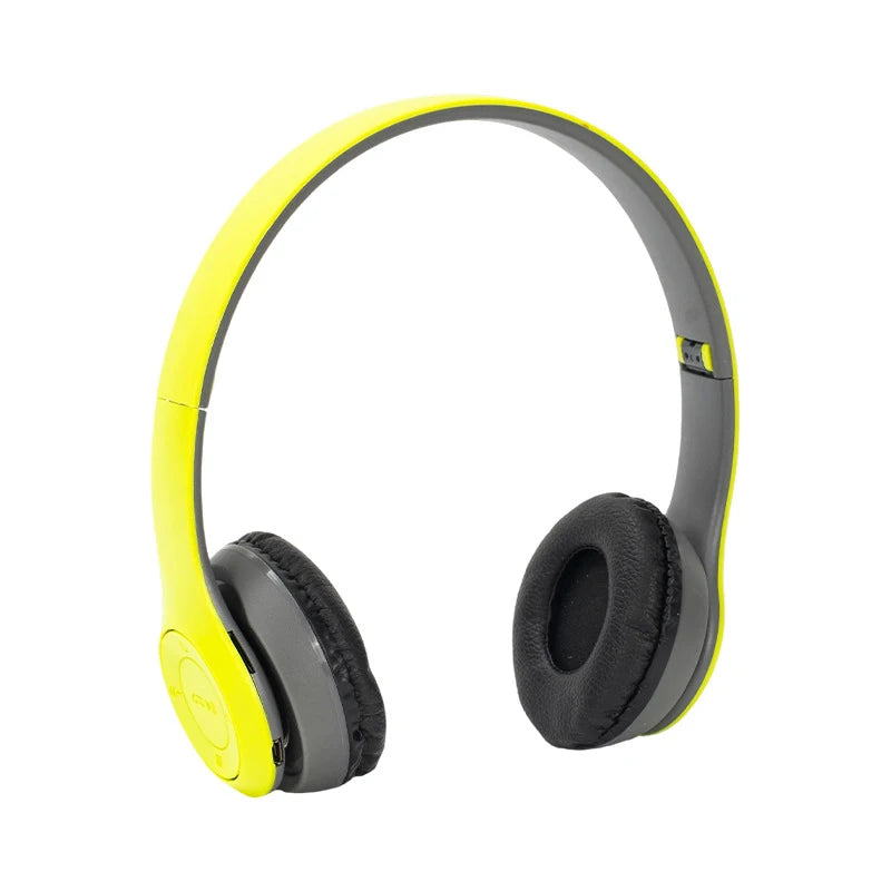 TWS Wireless Bluetooth 5.3 Headphones Over Ear HIFI Stereo Headsets Noise Reduction Sports Gaming Earphone Music Player With Mic