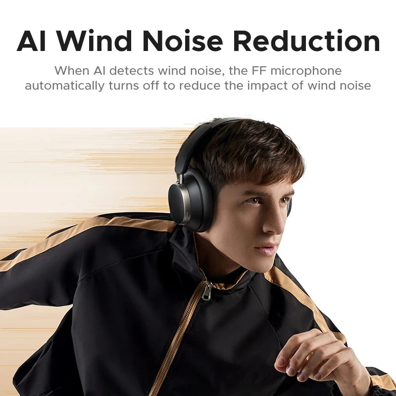 Studio Pro 48dB ANC Wireless Headphones Over Ear Bluetooth Earphones Active Noise Cancellation Hi-Res LDAC 120h Playtime