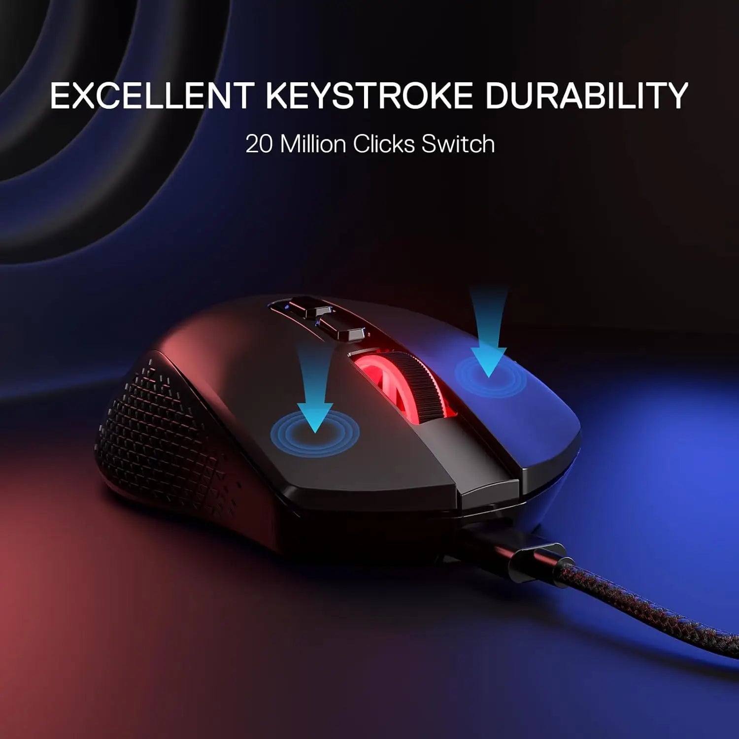 Redragon M695 Wired Gaming Mouse, 24,000 Max DPI Optical Gaming Mice 7 Programmable Buttons