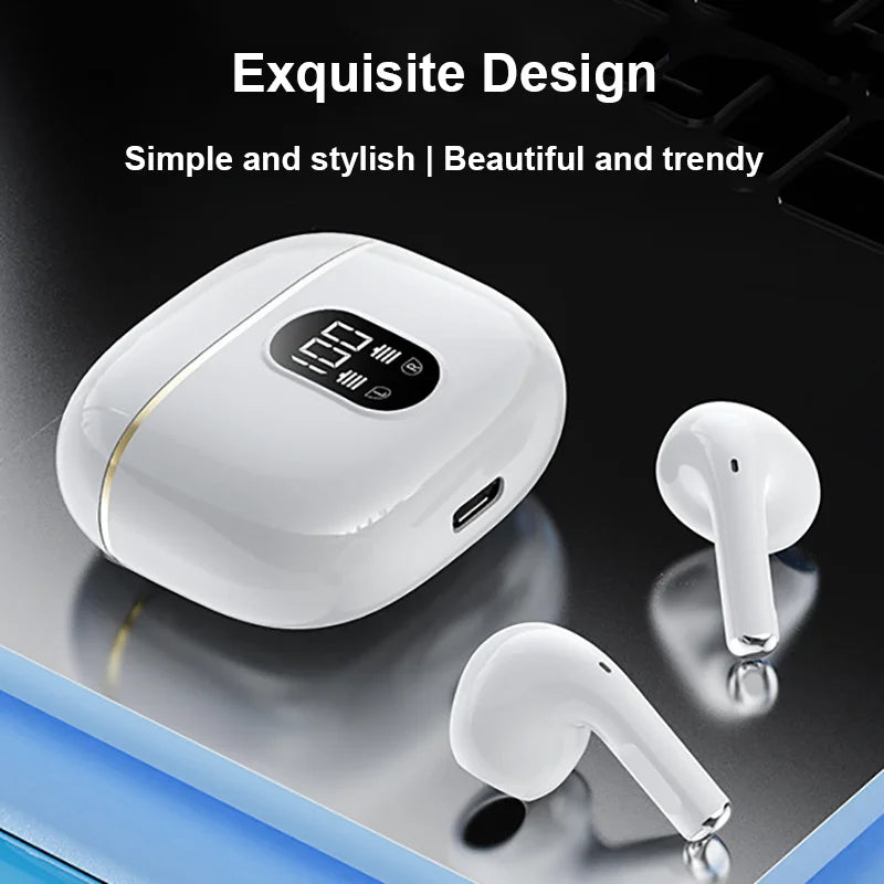 Bluetooth Earphone Wireless Headphone ENC-Calling Noise Cancelling Headset HiFi Stereo Headset Pro4s Earbuds For Xiaomi Air-pods