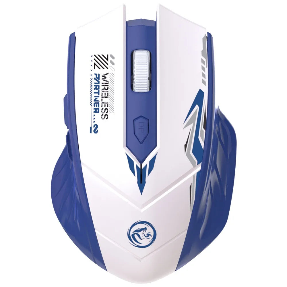 Bluetooth 5.2 Mouse Dual-Mode 2.4G Wireless Mouse 6 Buttons Gaming Mice Rechargeable Mouse 1600 DPI For PC Laptop Macbook