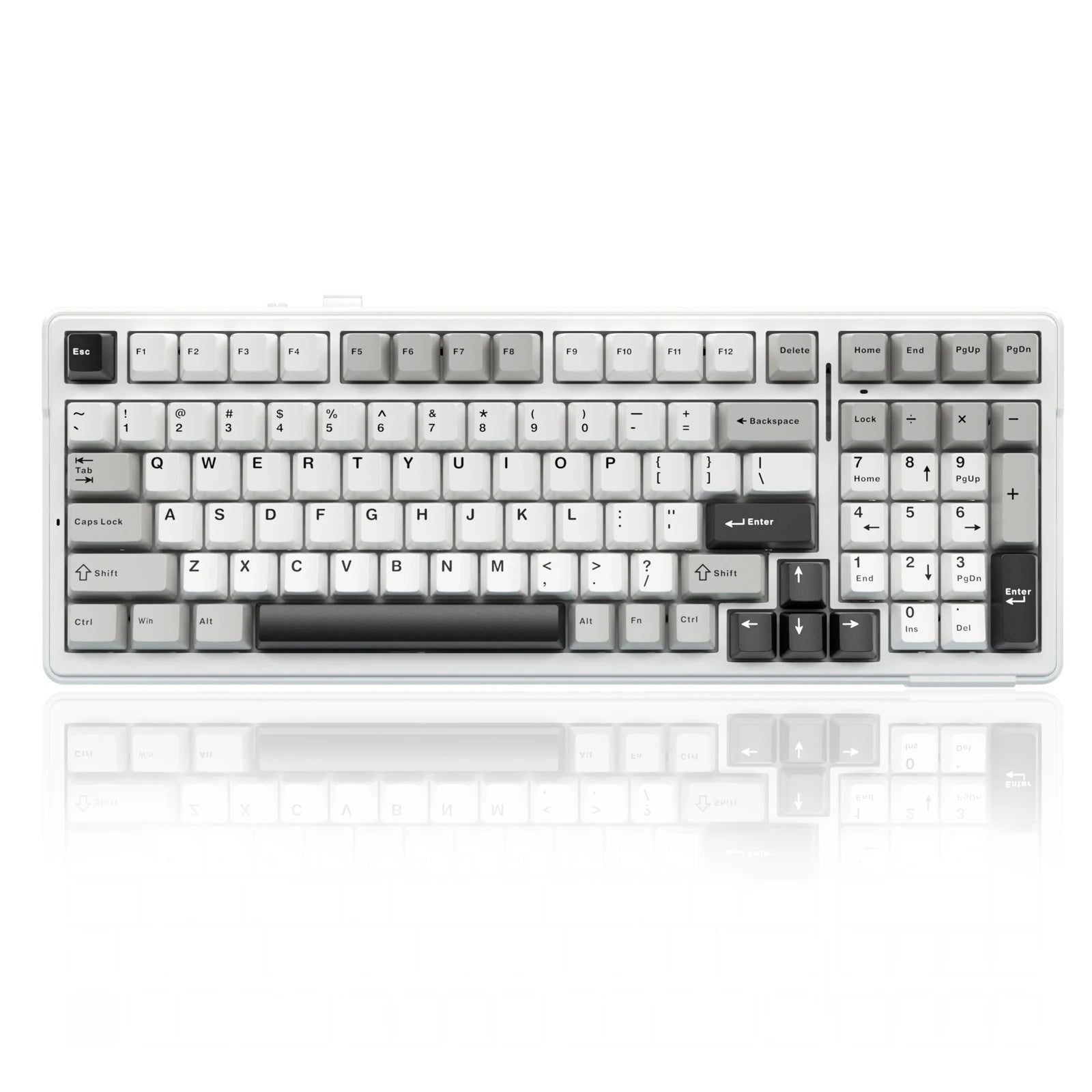 AULA F99 Machanical Keyboard Bluetooth 5.0/2.4G Wireless/Wired Gasket-mounted Gaming Keyboard 99 Keys Customizable Keyboards