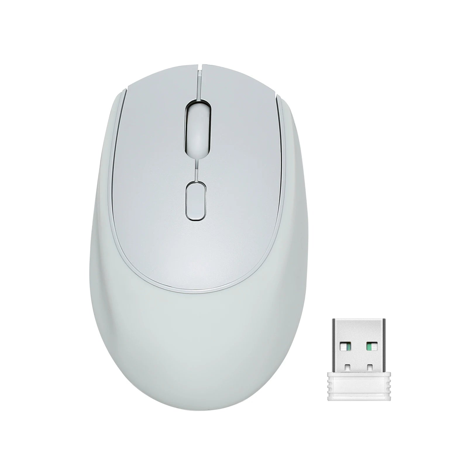 YUNZII C2 Silent Silicone Wireless Mouse, Cute Noiseless Computer Mice, Quiet Click, 3 Adjust DPI, Portable Ergonomic for Office
